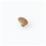 Century 37mm Oval Knob, Antique Brass