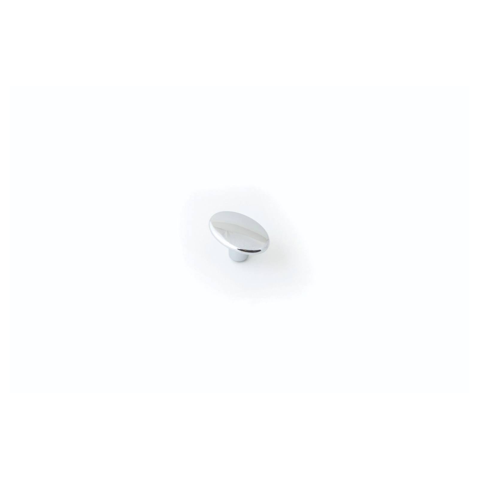 Century 37mm Oval Knob, Polished Chrome