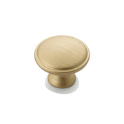 Century 30mm Round Knob, Matt Brushed Brass