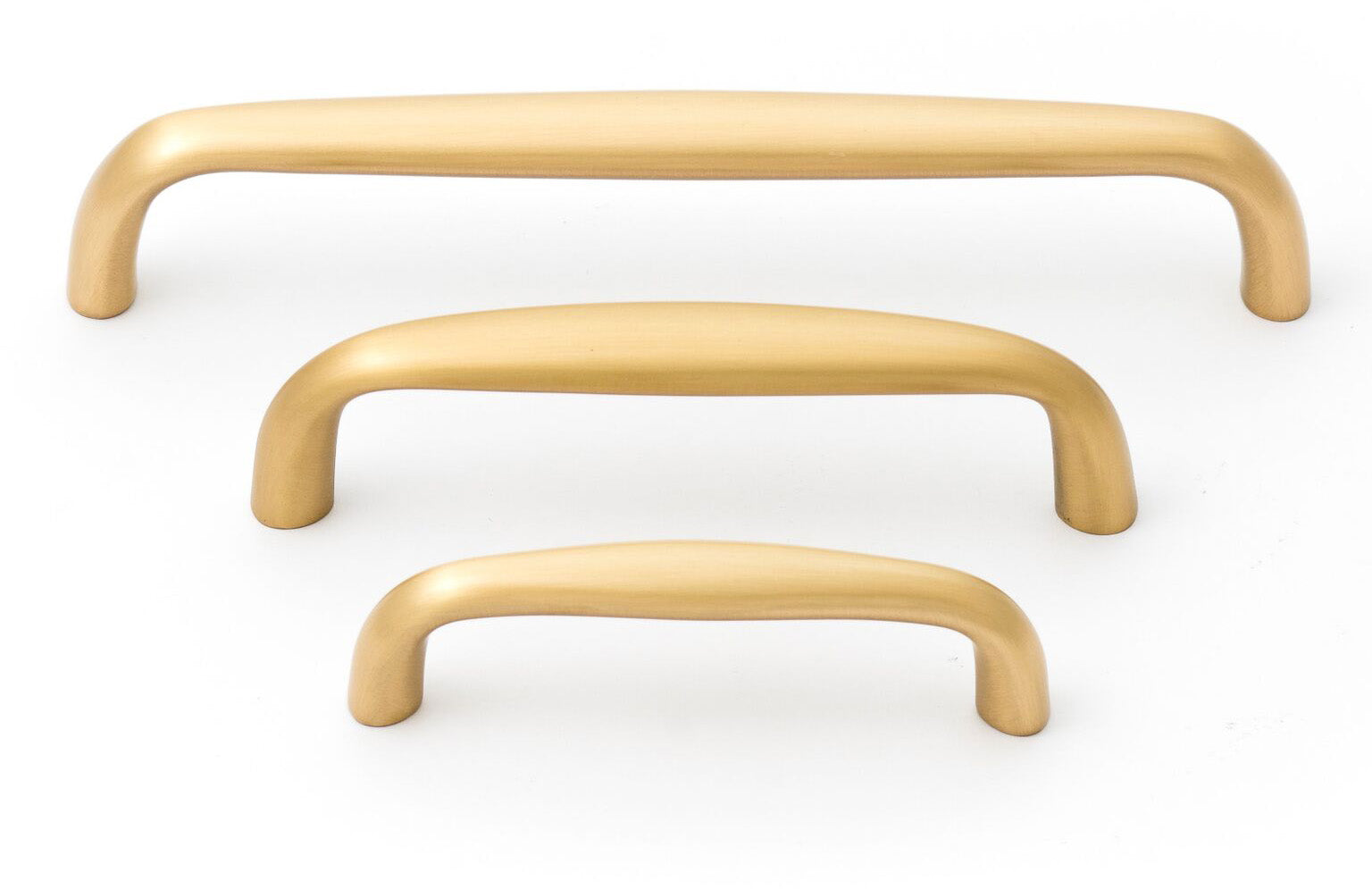 Decade 102mm Pull Handle, Satin Brass