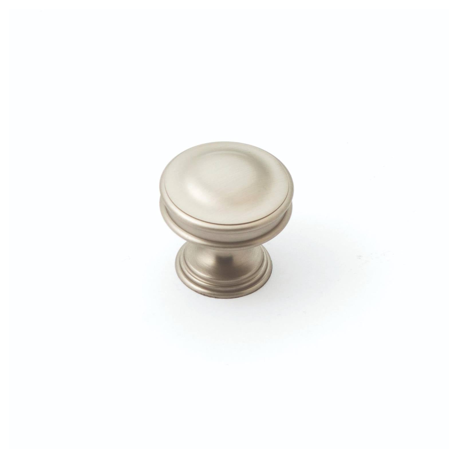Decade 35mm Dome Knob, Dull Brushed Nickel