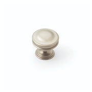 Decade 35mm Dome Knob, Dull Brushed Nickel