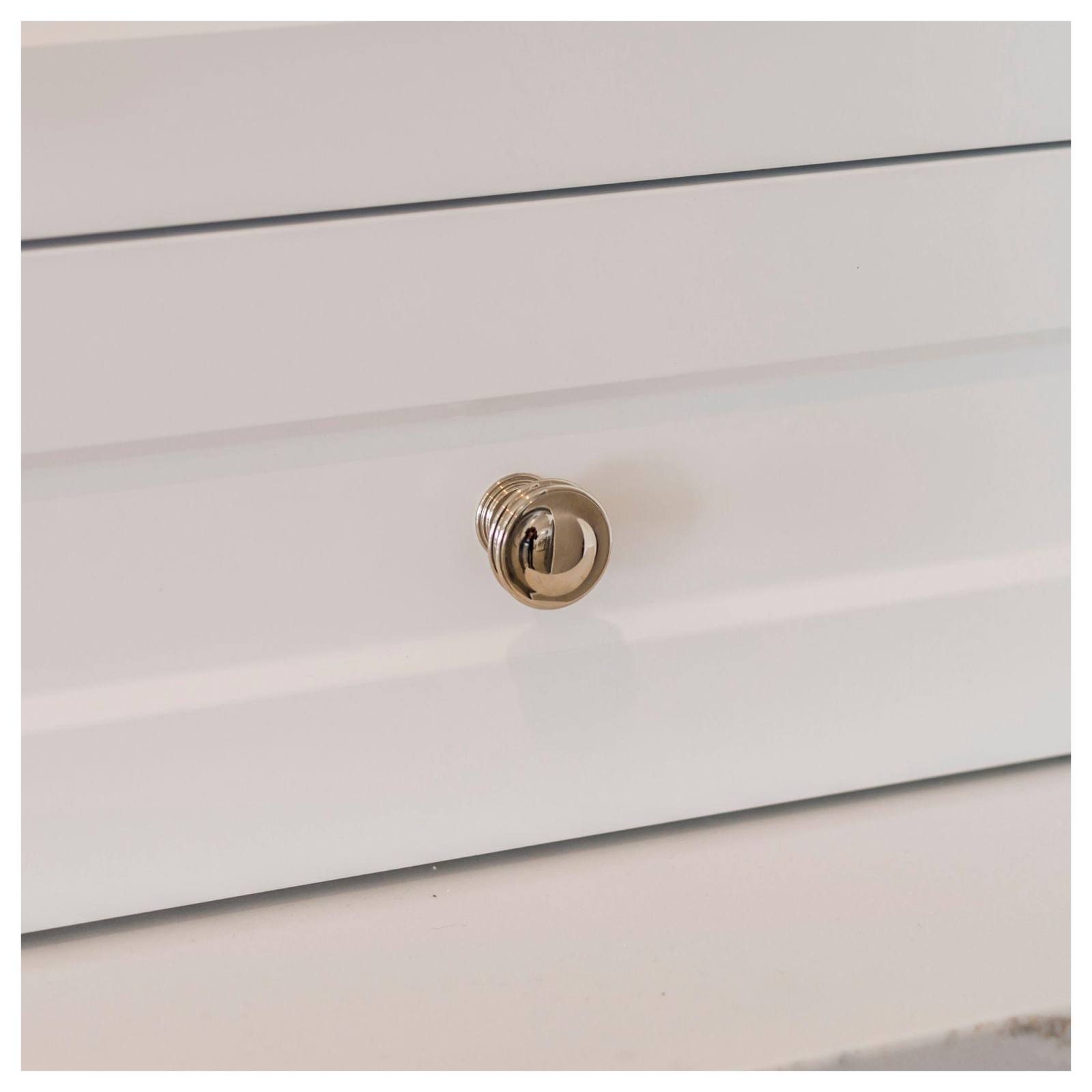 Decade 35mm Dome Knob, Polished Nickel