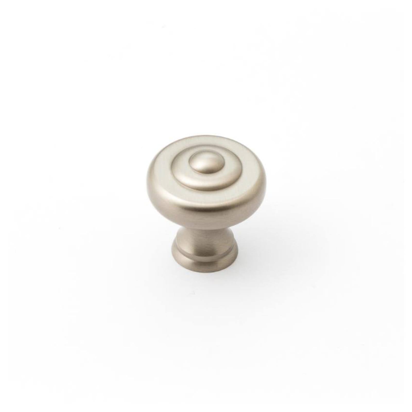 Decade 32mm Fluted Knob, Dull Brushed Nickel