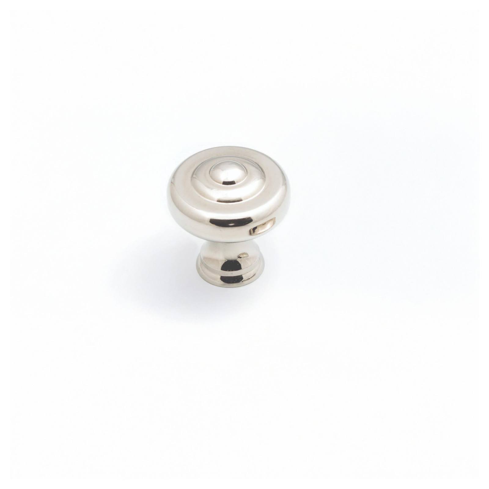 Decade 38mm Fluted Knob, Polished Nickel