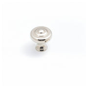 Decade 38mm Fluted Knob, Polished Nickel