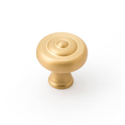 Decade 38mm Fluted Knob, Satin Brass