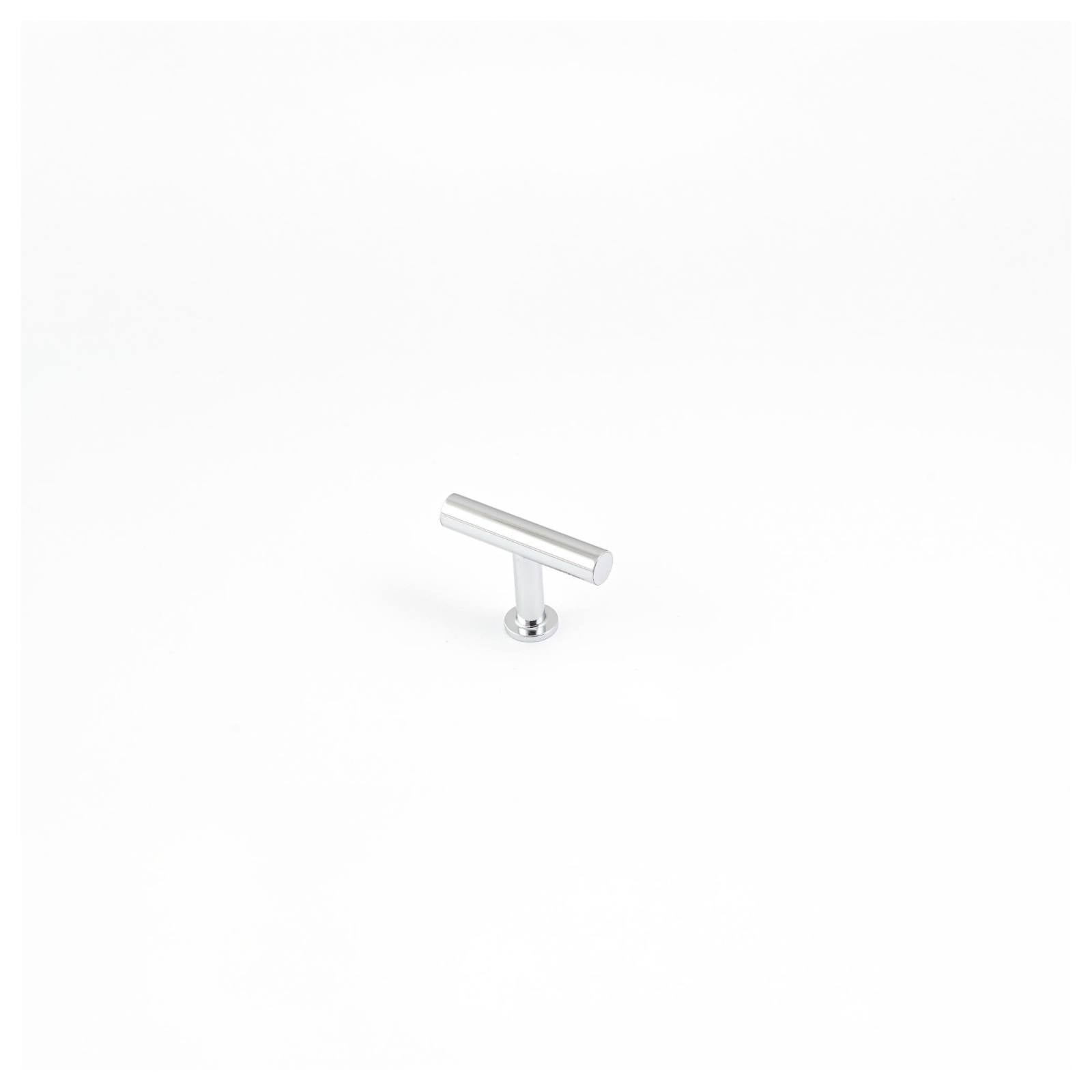 Strand 50mm Solid Brass T-Bar Handle, Polished Chrome