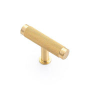 Grove 50mm T-Bar Handle, Satin Brass