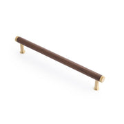 Tundra 192mm Handle, Walnut Satin Brass