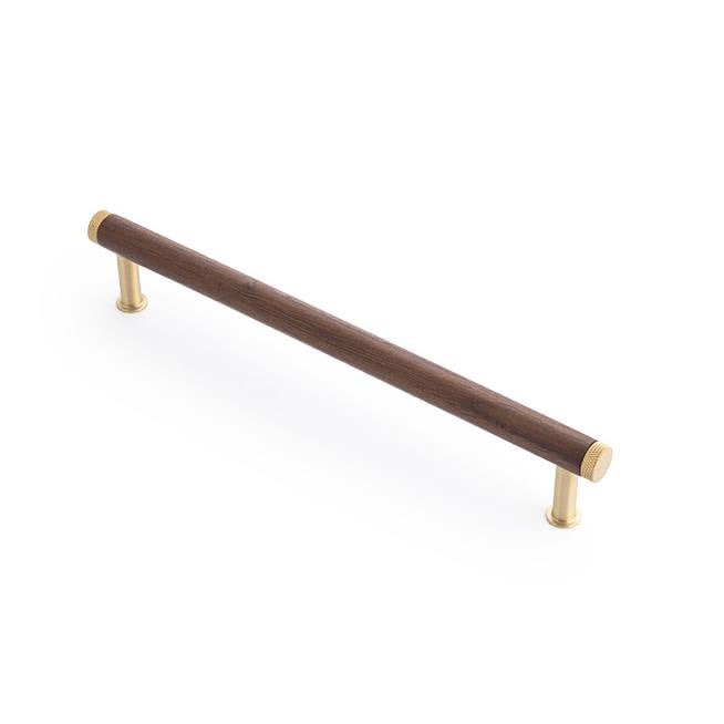 Tundra 192mm Handle, Walnut Satin Brass