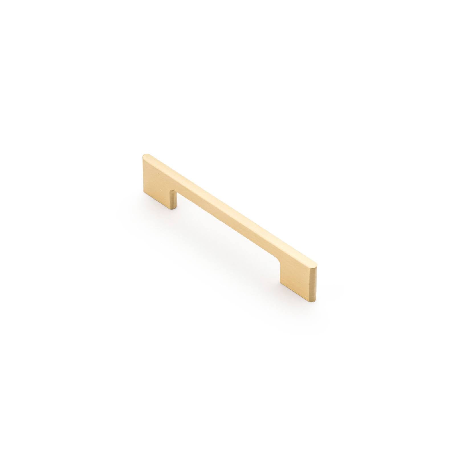 Cove 128mm D-Pull Handle, Brushed Brass