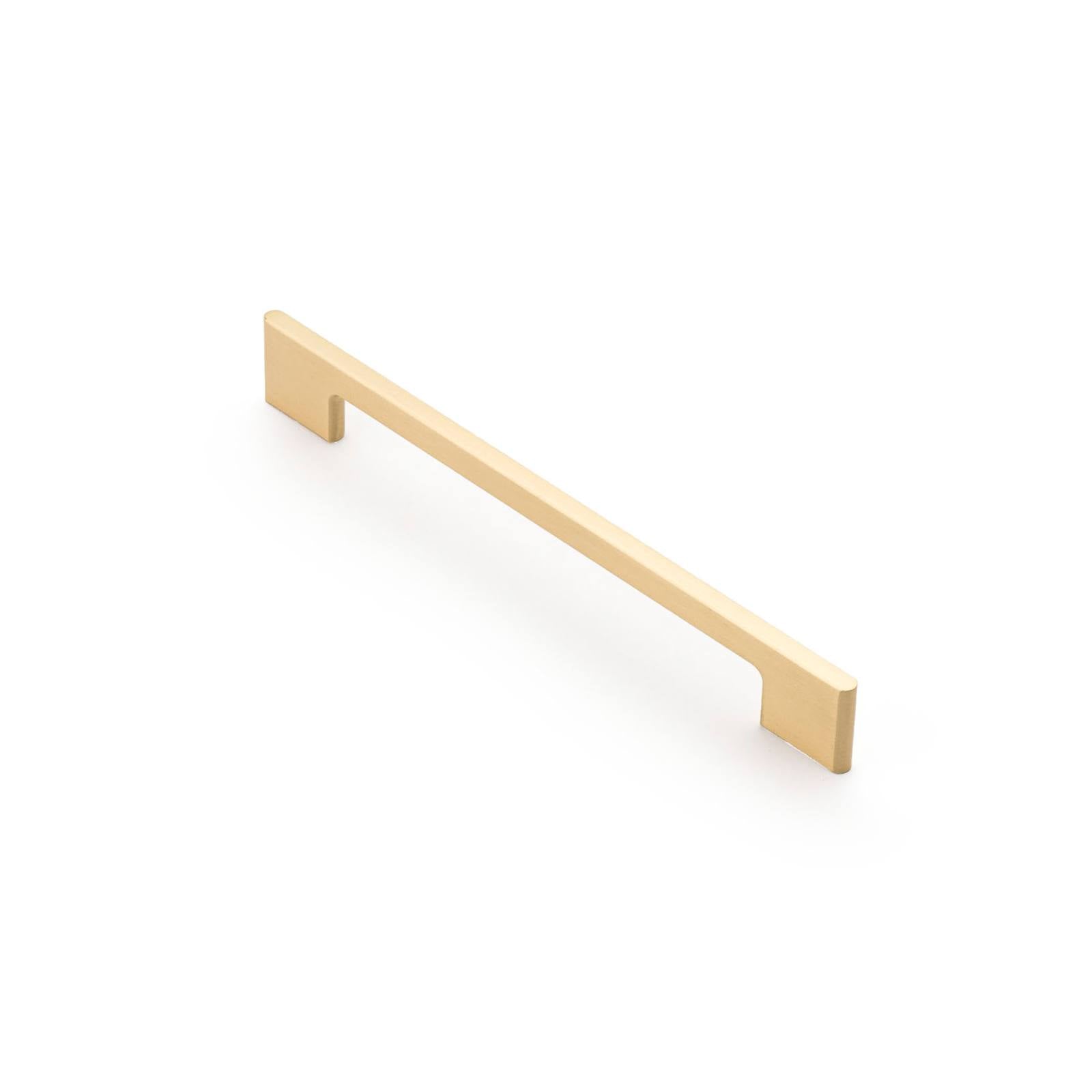 Cove 192mm D-Pull Handle, Brushed Brass