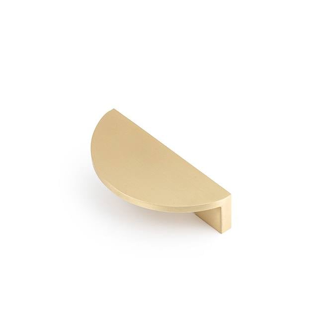 Cove 90mm Semi-Circle Pull, Brushed Brass