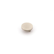 Cove 60mm Round Disc Knob, Dull Brushed Nickel