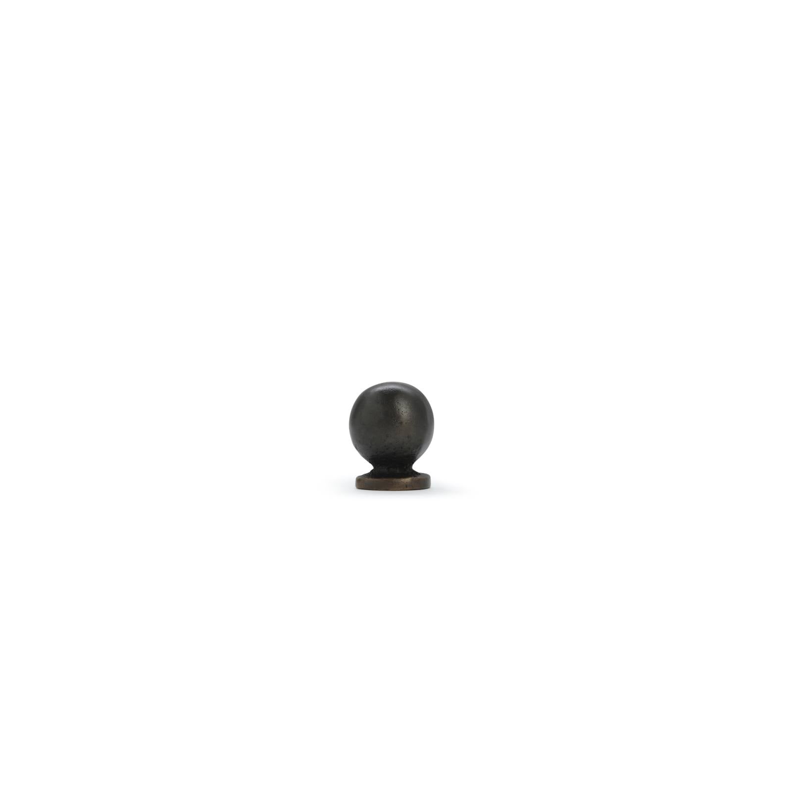 Cast 20mm Ball Knob, Dark Bronze