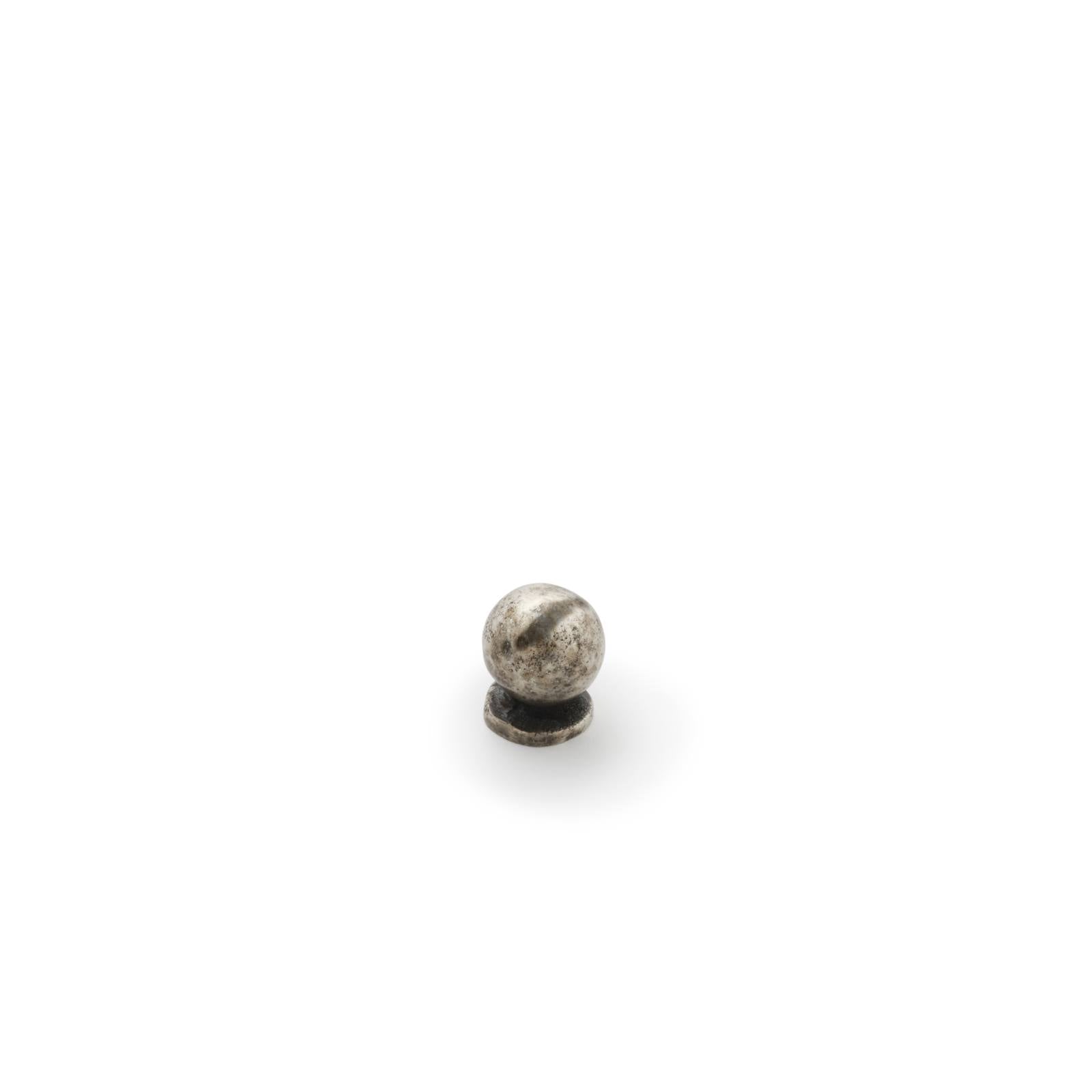 Cast 20mm Ball Knob, Silver