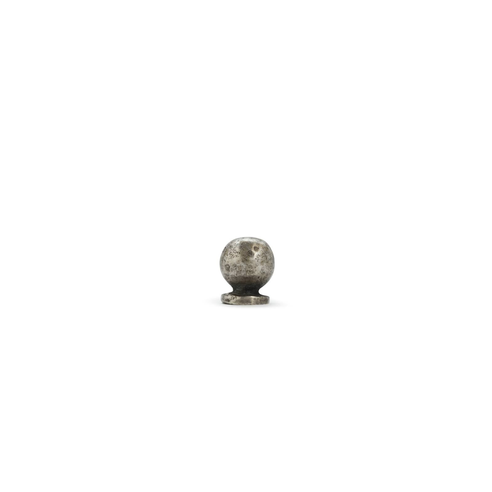 Cast 20mm Ball Knob, Silver