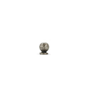 Cast 20mm Ball Knob, Silver