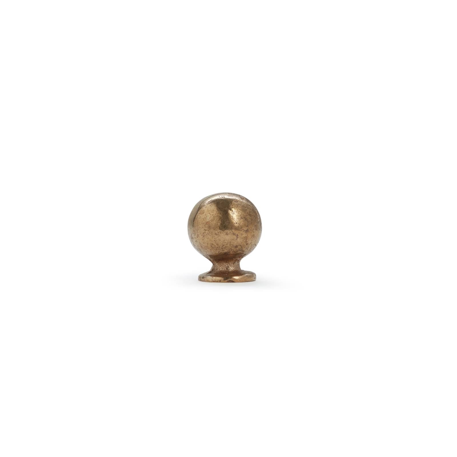 Cast 30mm Ball Knob, Light Bronze