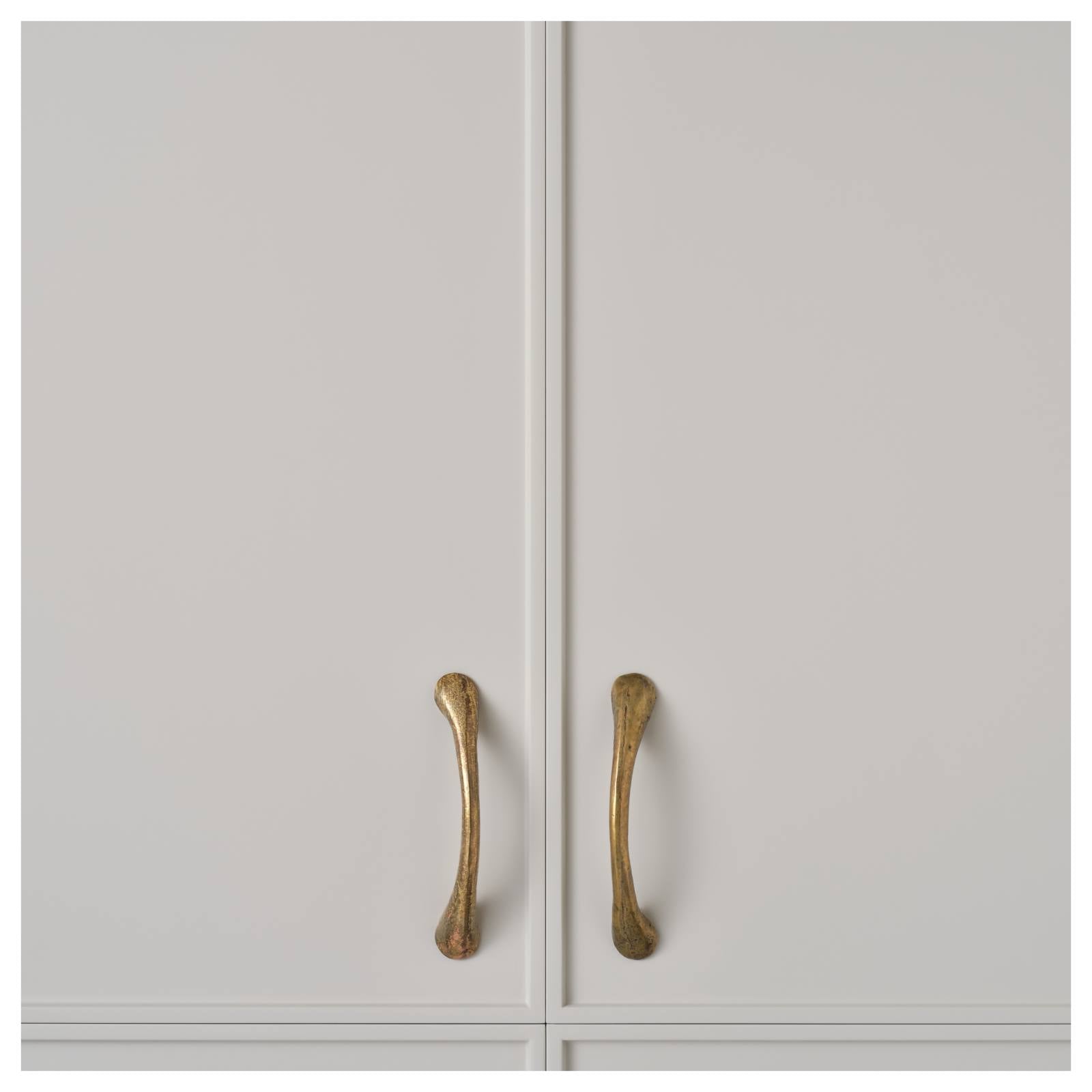 Cast 128mm Bow Handle, Light Bronze