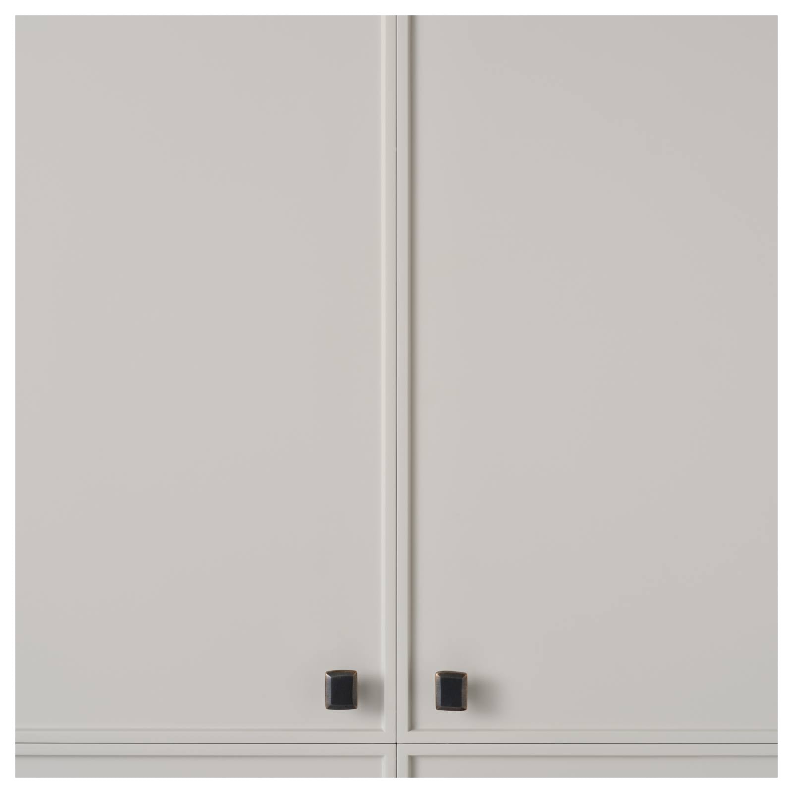 Cast 30x25mm Rectangle Knob, Dark Bronze