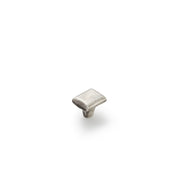 Cast 30x25mm Rectangle Knob, Silver
