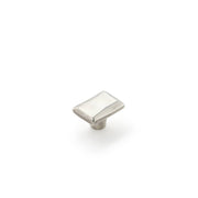 Cast 40x30mm Rectangle Knob, Silver