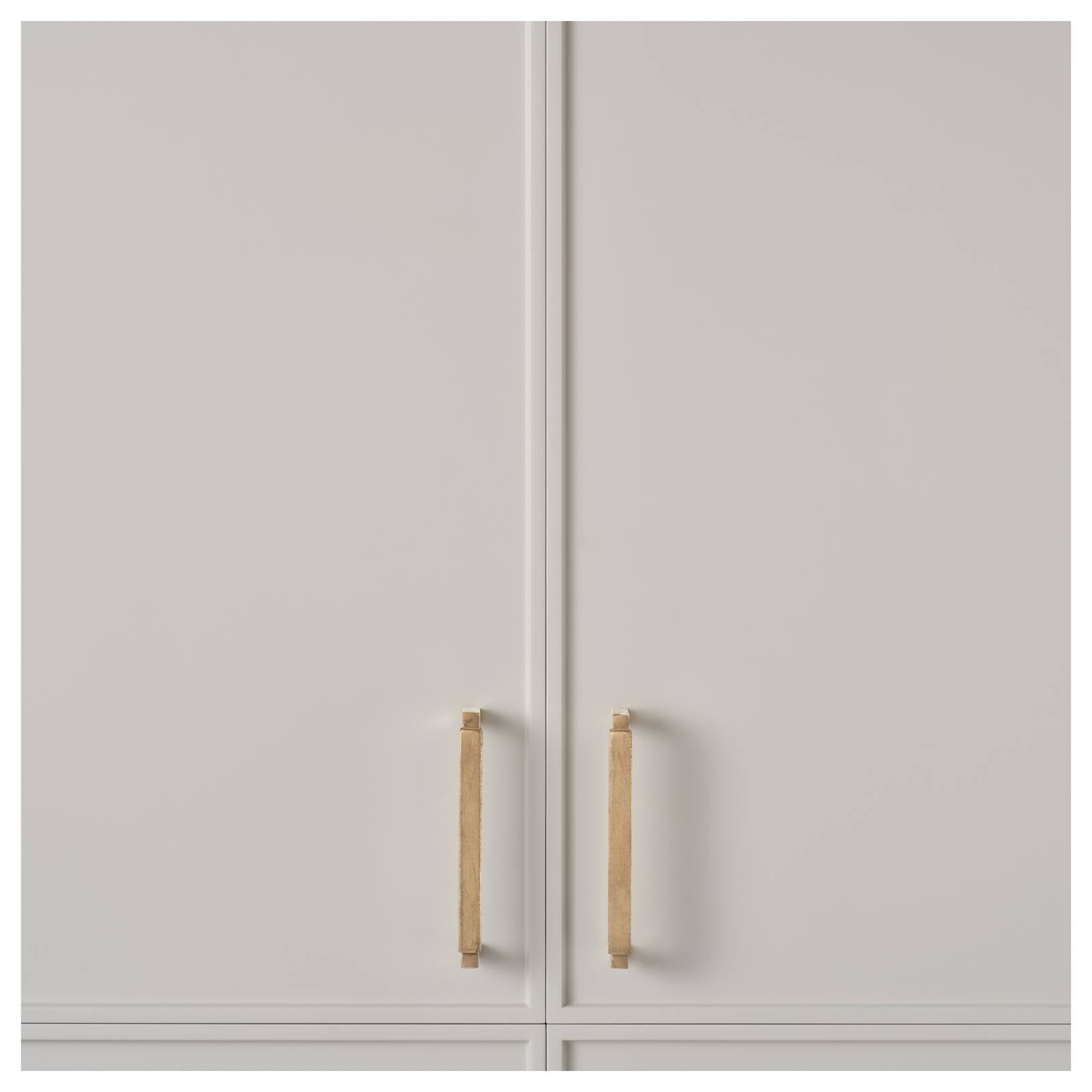 Cast 128mm Prism Handle, Light Bronze