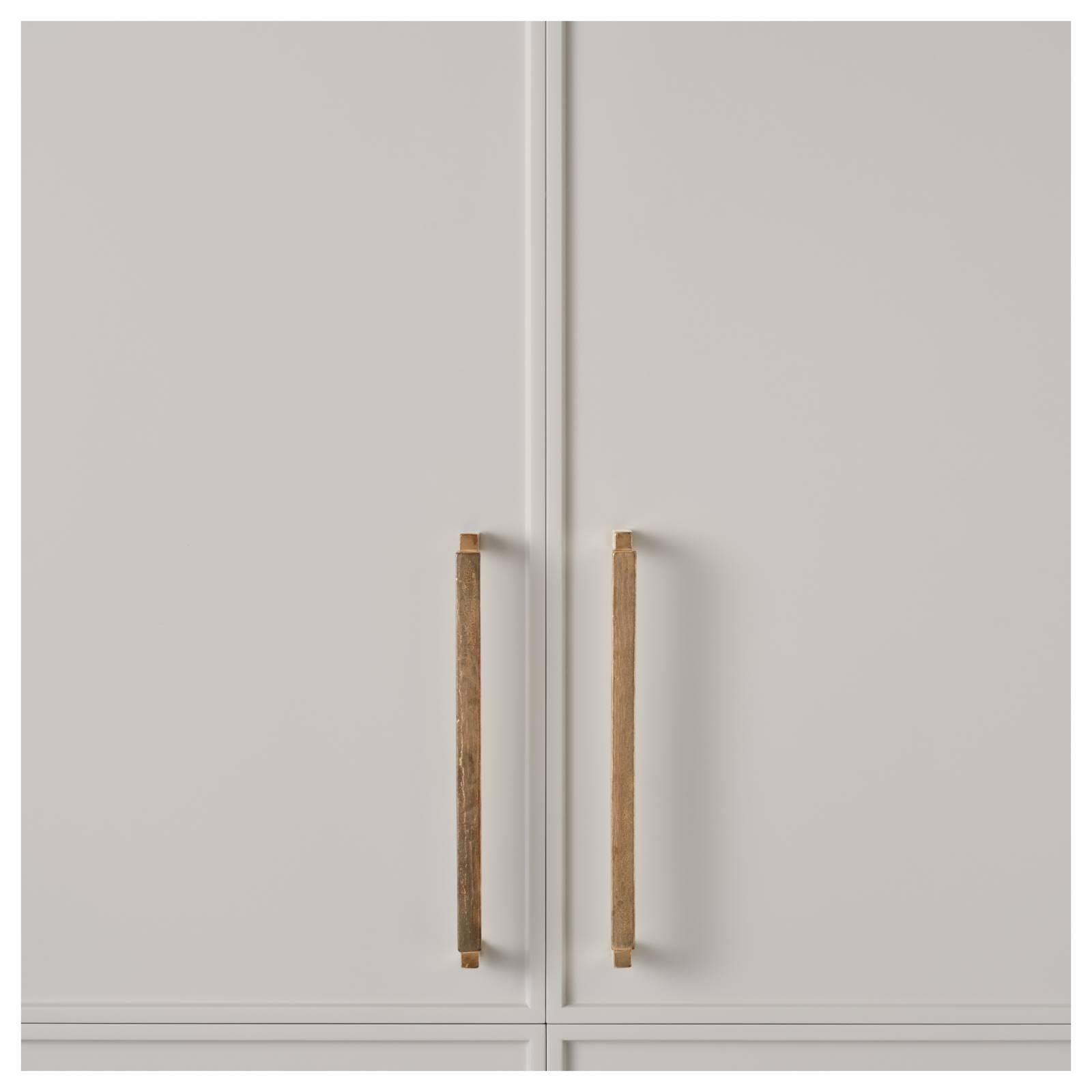 Cast 224mm Prism Handle, Light Bronze