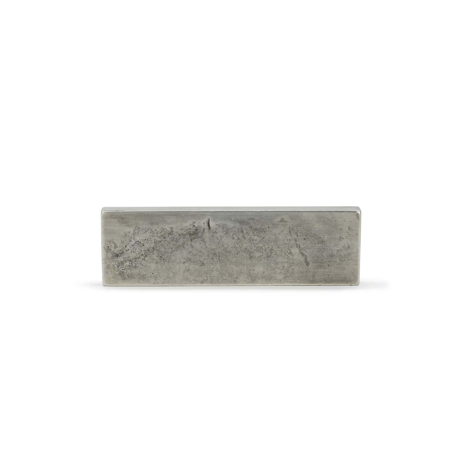 Cast 96mm Square Cup Pull, Silver