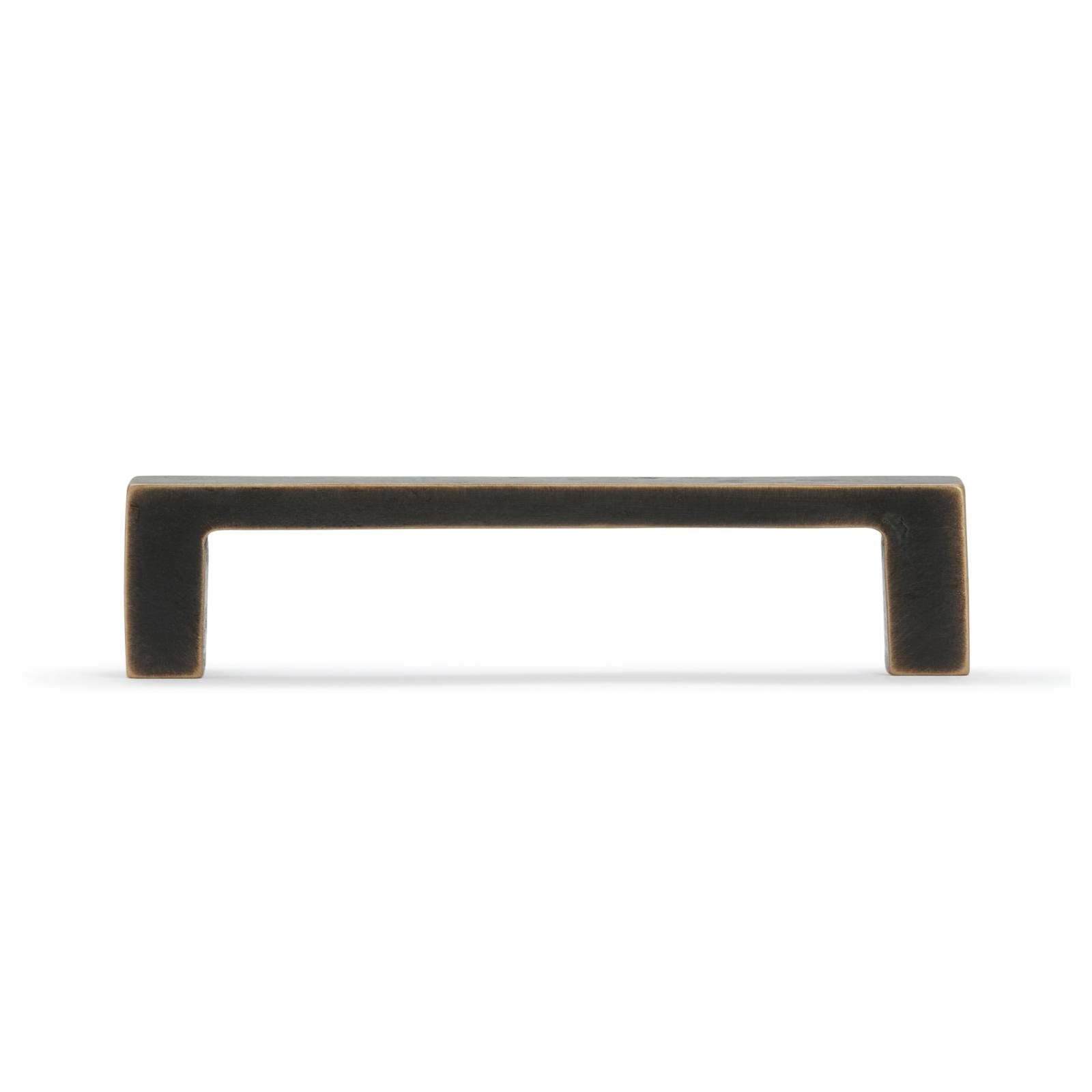 Cast 128mm D-Pull Handle, Dark Bronze