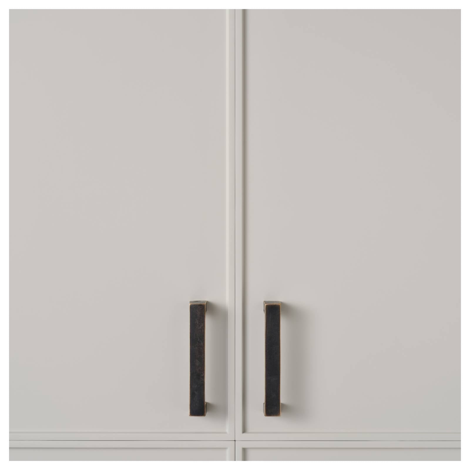 Cast 128mm D-Pull Handle, Dark Bronze