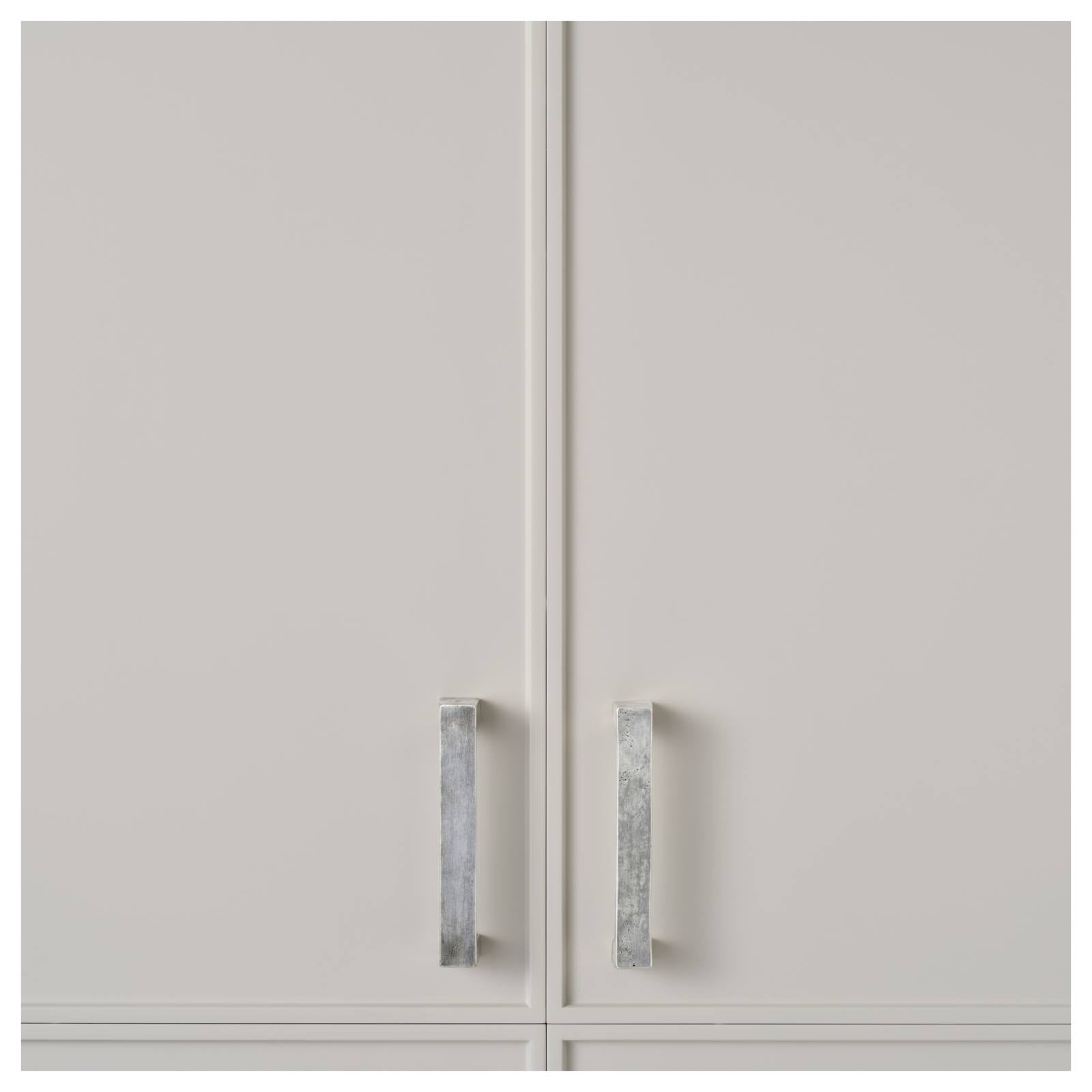 Cast 128mm D-Pull Handle, Silver