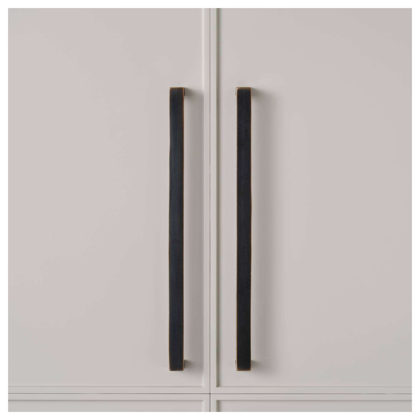 Cast 384mm D-Pull Handle, Dark Bronze