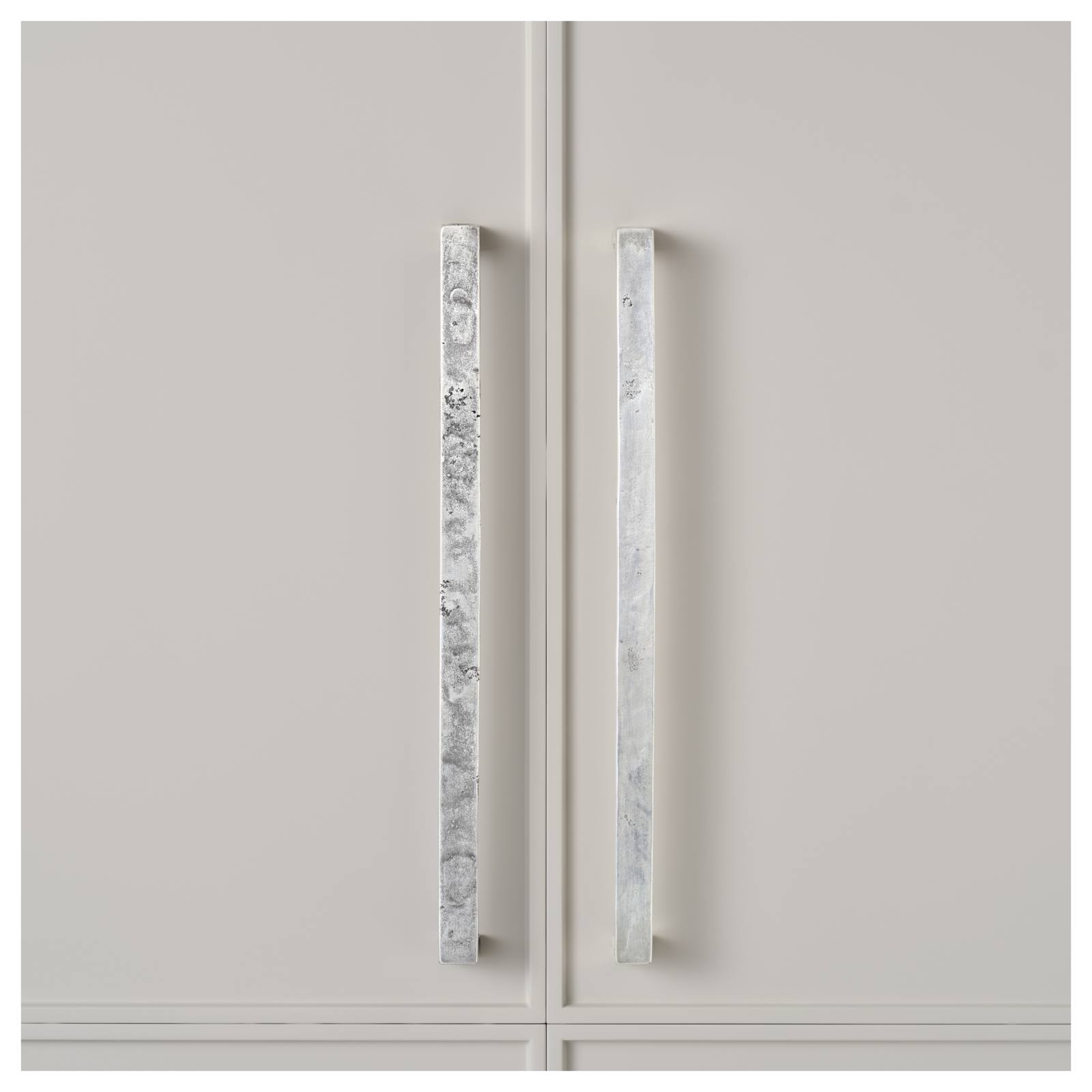 Cast 384mm D-Pull Handle, Silver