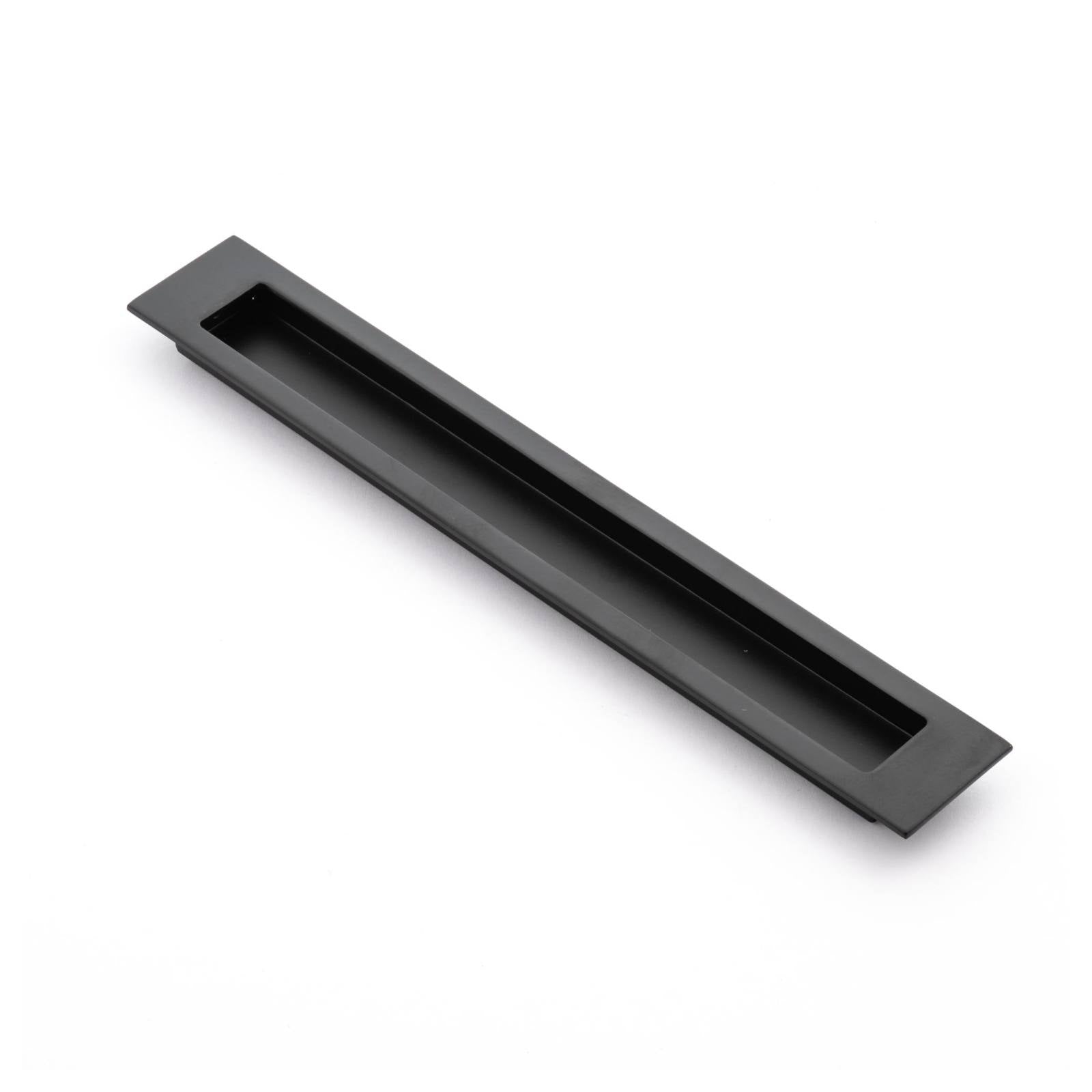 Slate 200mm Recessed Pull, Matt Black