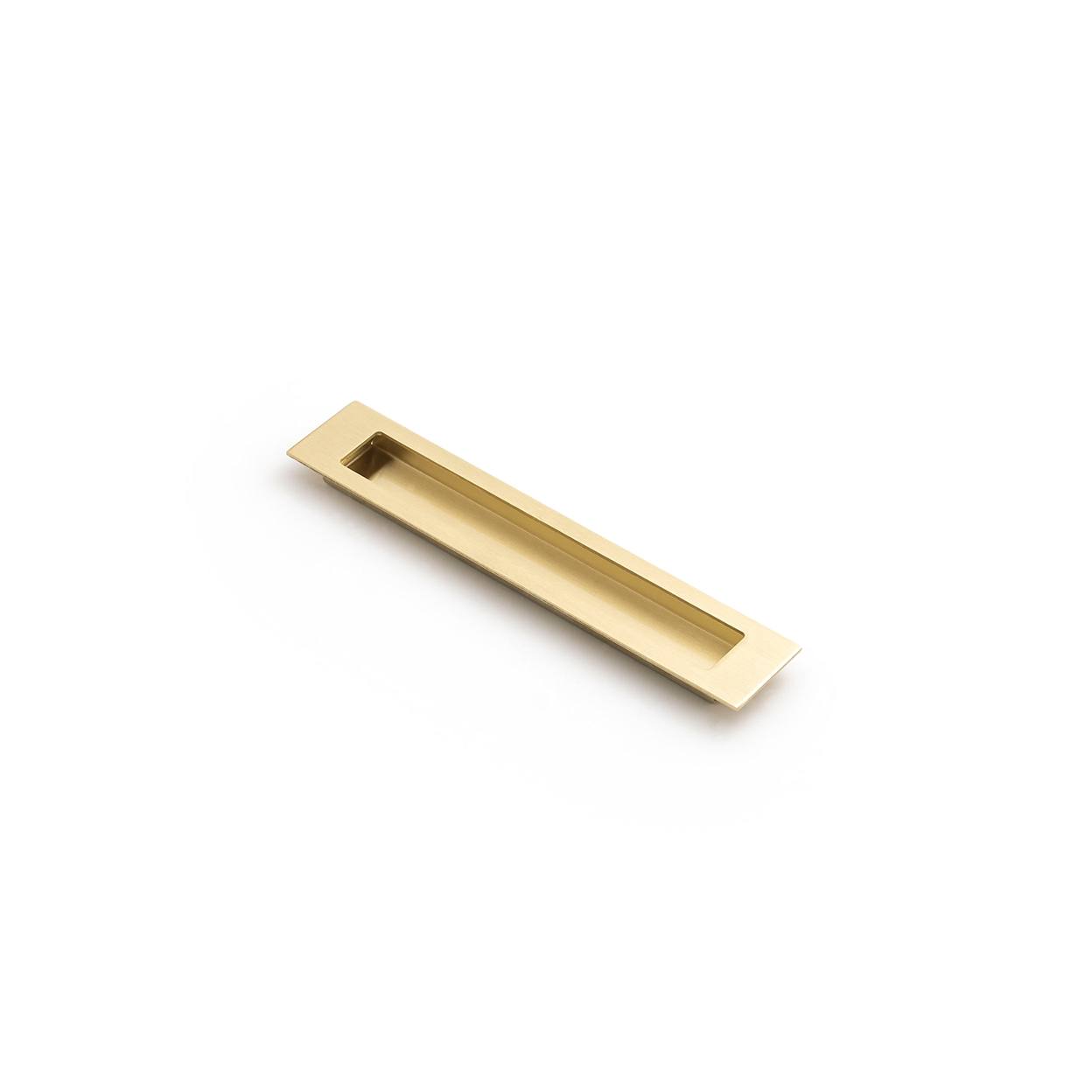 Slate 200mm Recessed Pull, Satin Brass