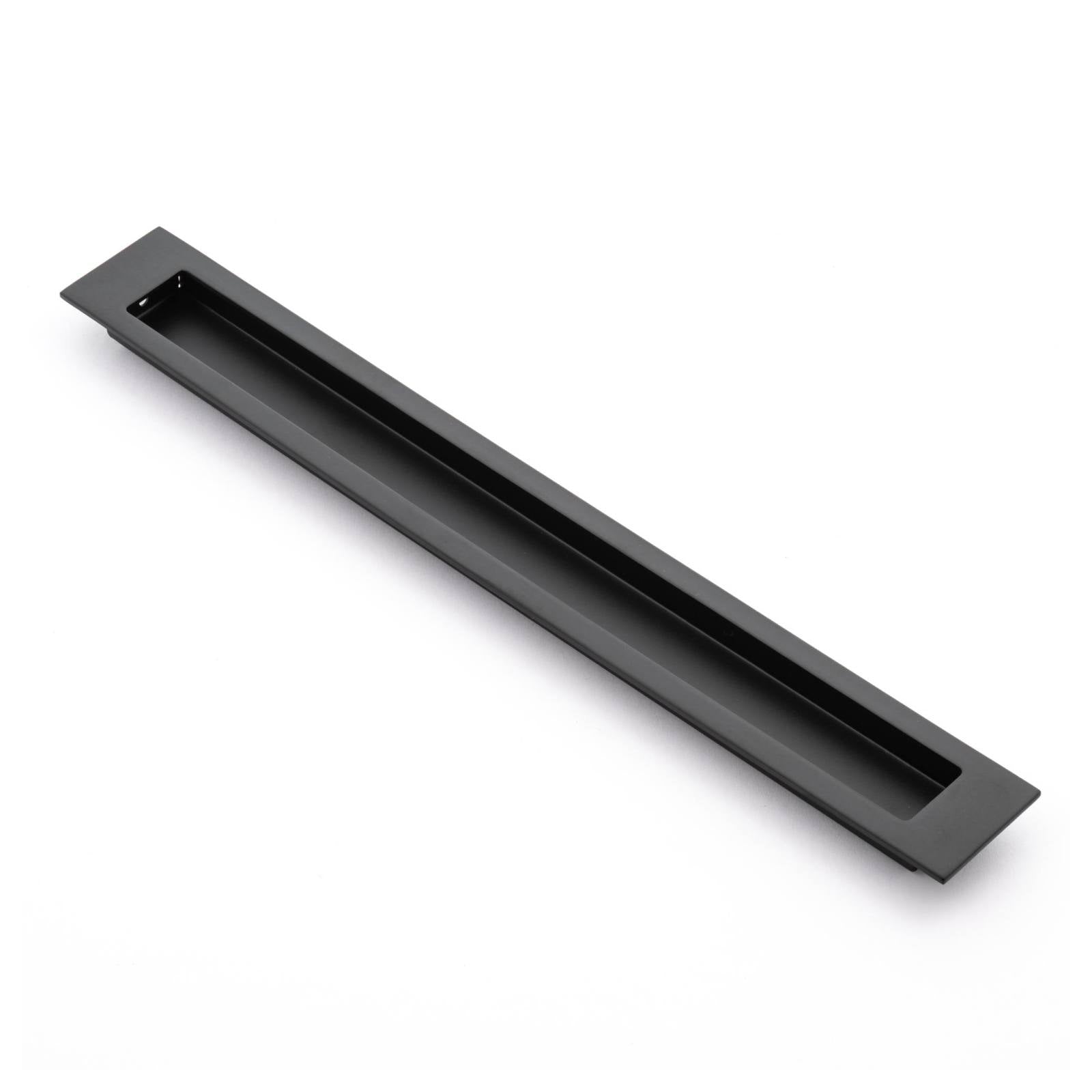 Slate 300mm Recessed Pull, Matt Black
