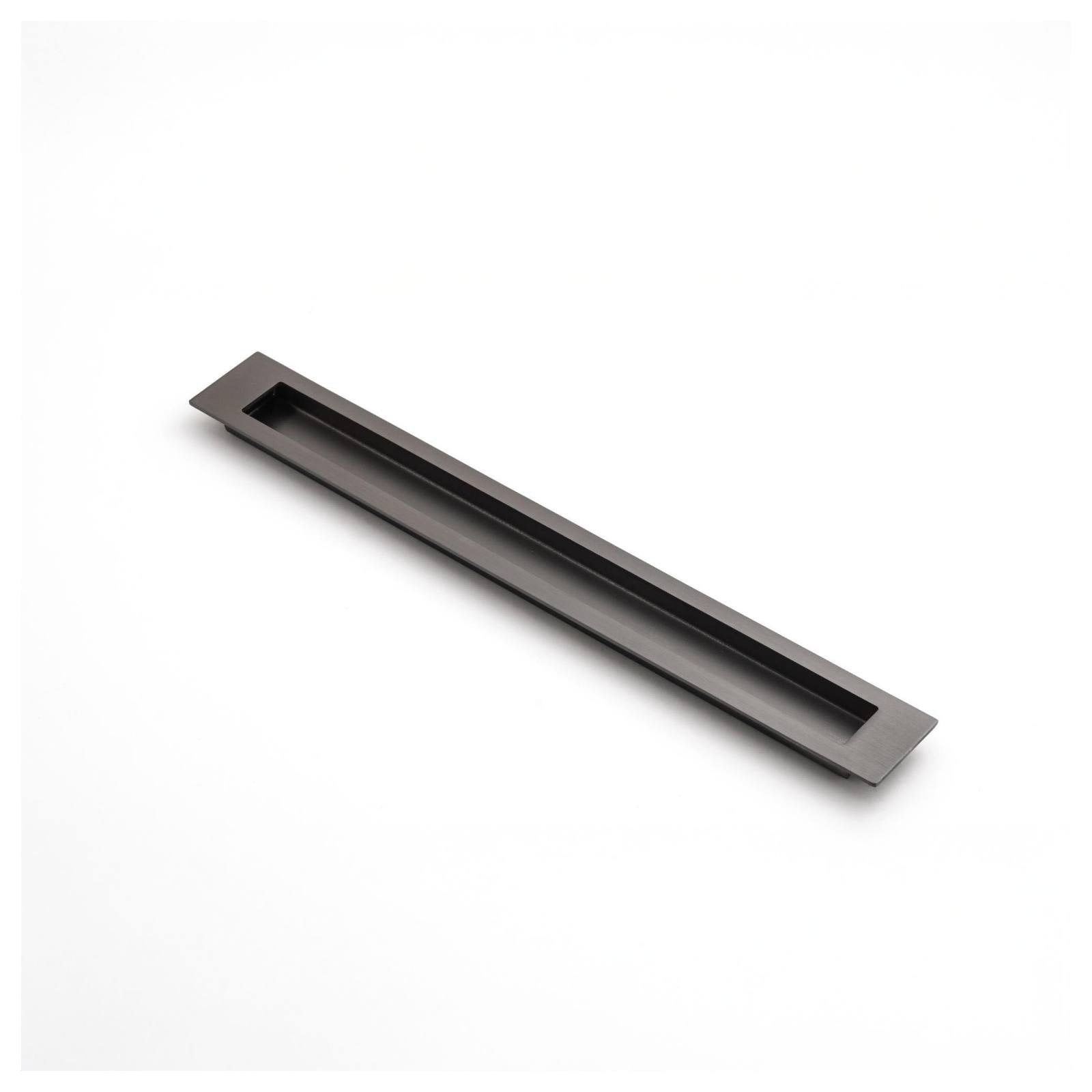 Slate 300mm Recessed Pull, Gunmetal
