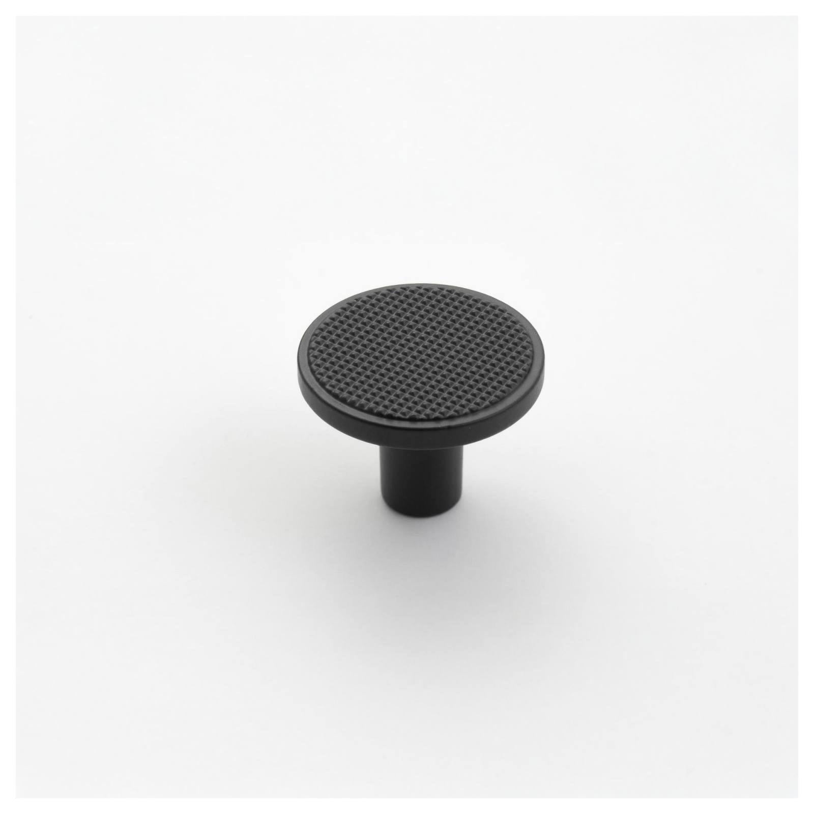 Monaco 30mm Round Knob, Matt Black