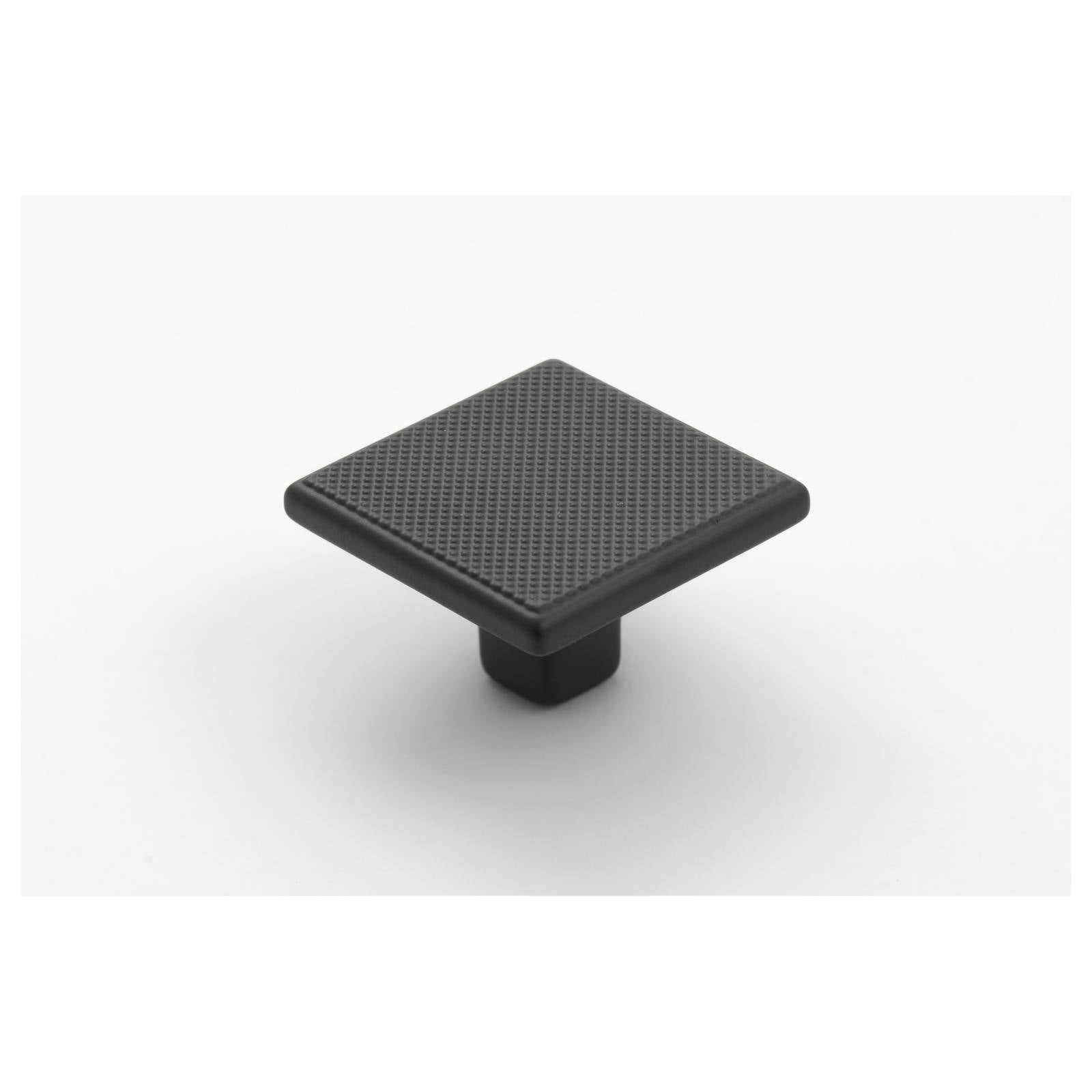 Monaco 35mm Square Knob, Matt Black