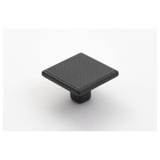 Monaco 35mm Square Knob, Matt Black