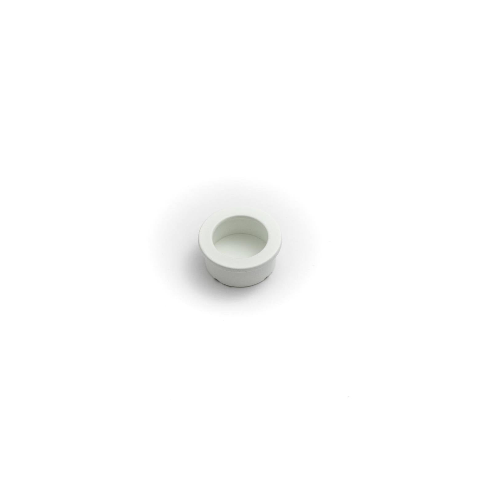 Dune 30mm Circle Recessed Pull, Matt White