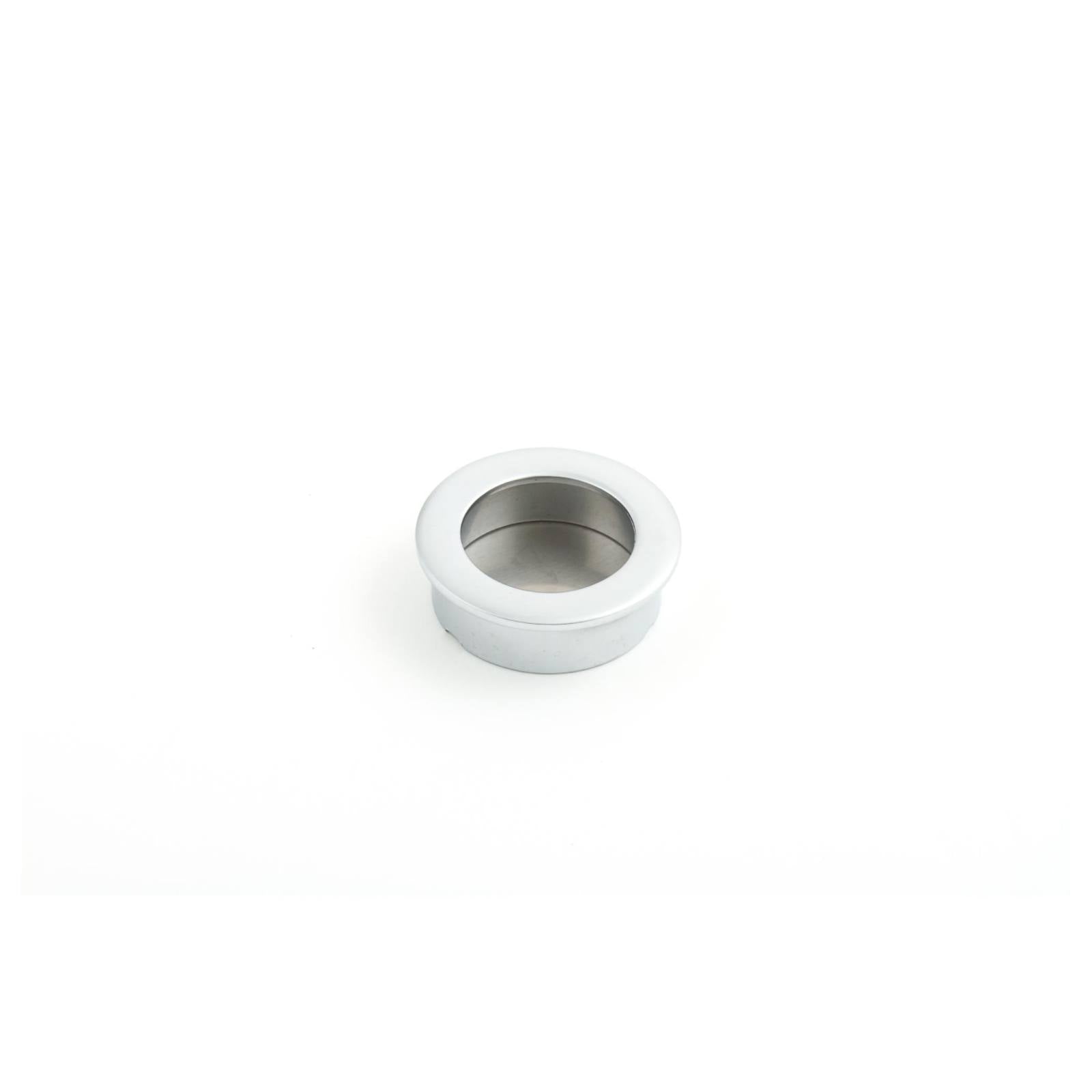 Dune 40mm Circle Recessed Pull, Satin Chrome