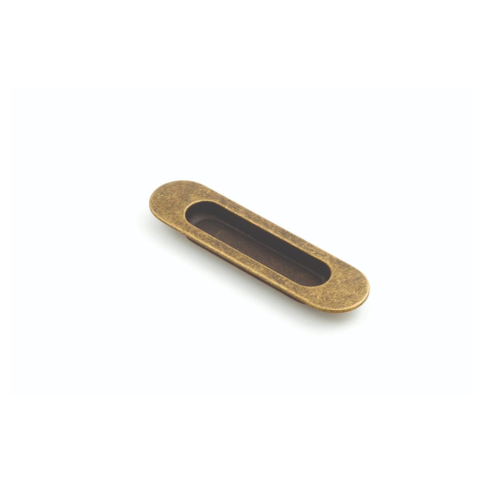 Dune 150mm Round Recessed Pull, Antique Brass