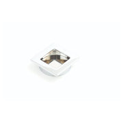Dune 50mm Square Recessed Pull, Polished Chrome
