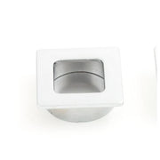 Dune 50mm Square Recessed Pull, Satin Chrome