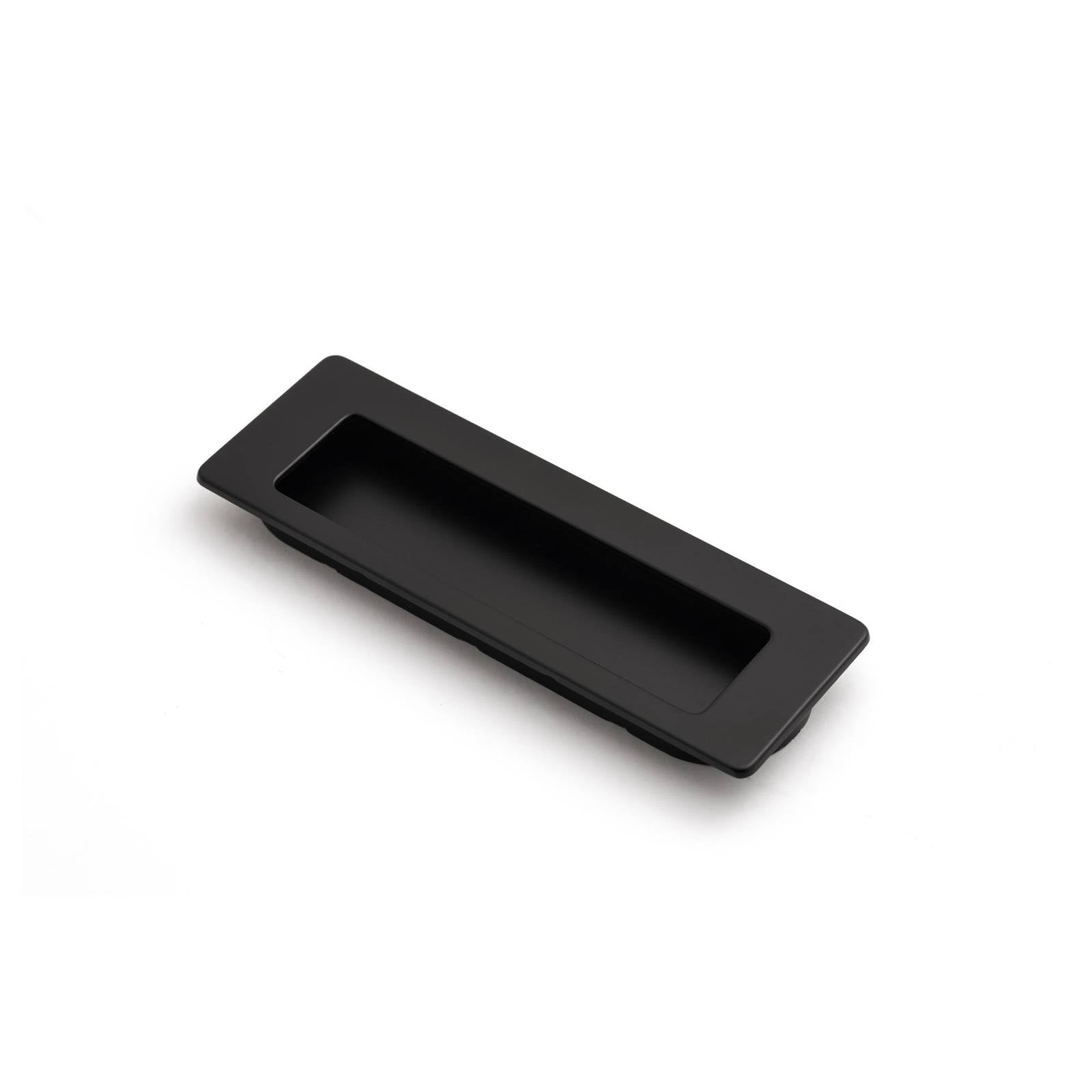Dune 145mm Rectangle Recessed Pull, Matt Black