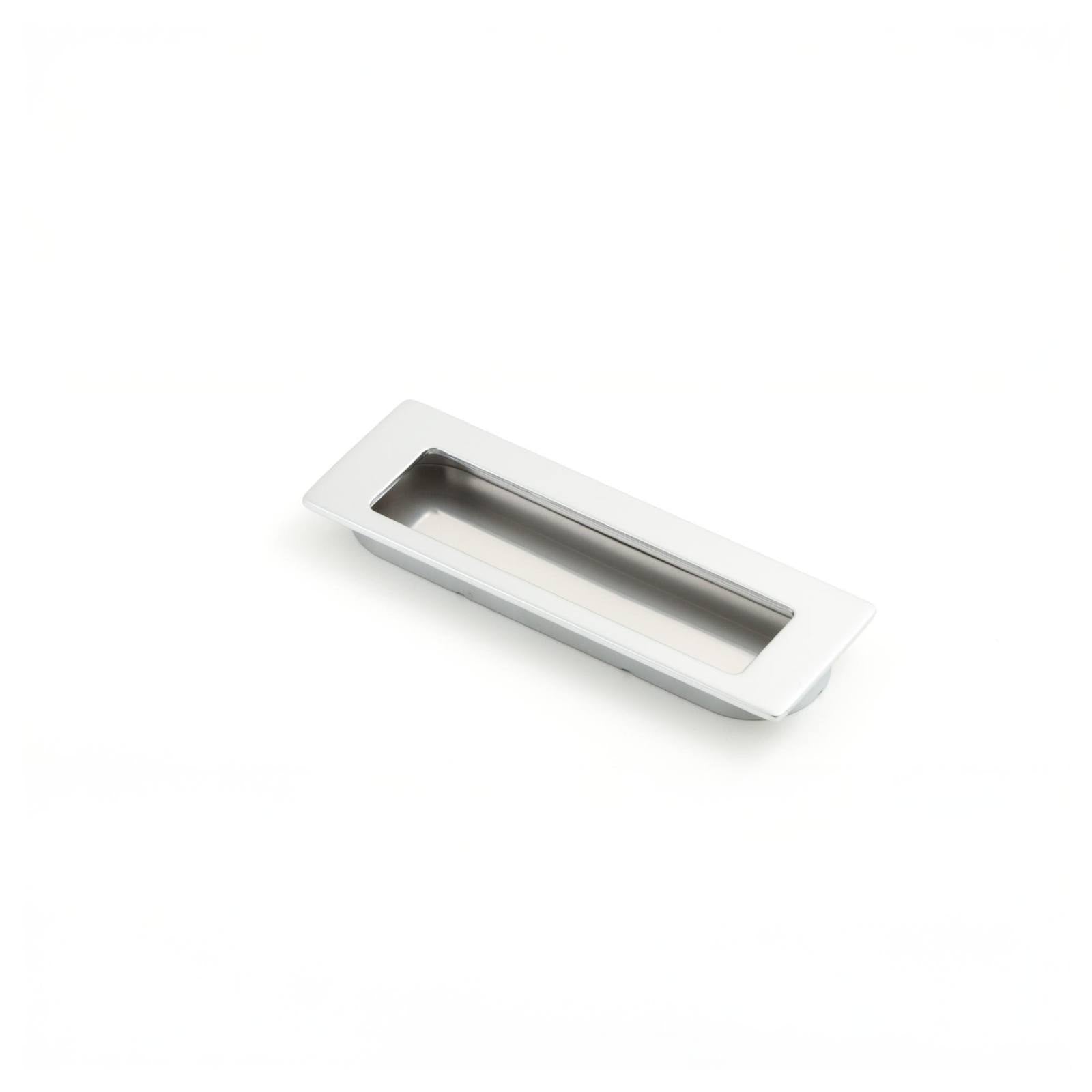 Dune 145mm Rectangle Recessed Pull, Satin Chrome